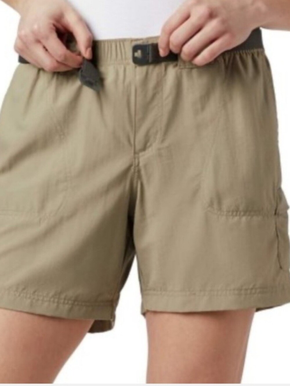 NWT! Belted Columbia Sandy River Cargo Shorts 2X Womens NWT Blue Or Khaki - Picture 3 of 15